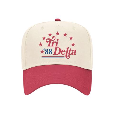 Stars and Stripes Embroidered Sorority Hat