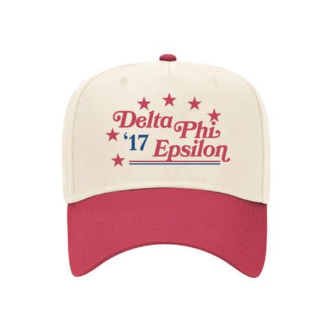 Stars and Stripes Embroidered Sorority Hat
