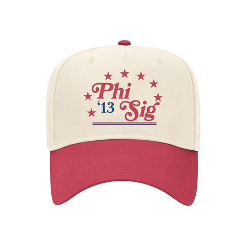 Stars and Stripes Embroidered Sorority Hat