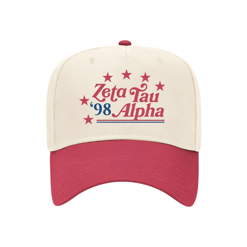 Stars and Stripes Embroidered Sorority Hat