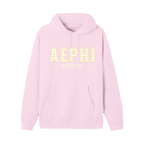 Sunshine Gingham Sorority Hoodie