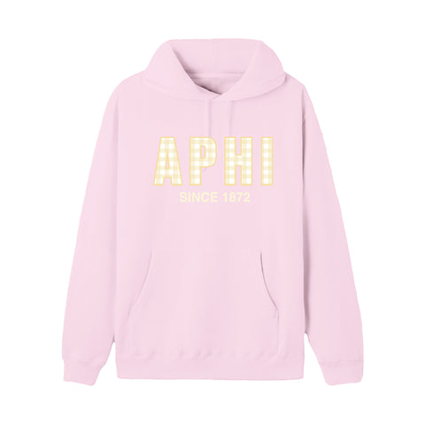 Sunshine Gingham Sorority Hoodie