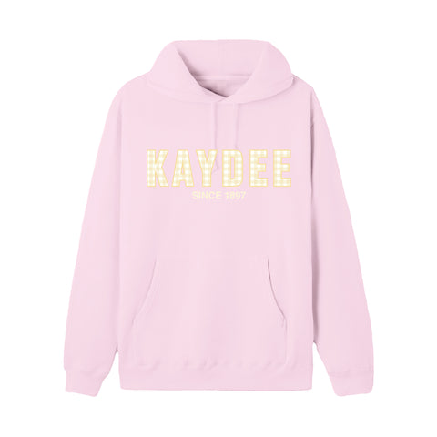 Sunshine Gingham Sorority Hoodie