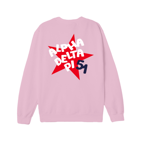 Superstar Crewneck-pink