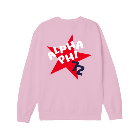 Superstar Crewneck-pink