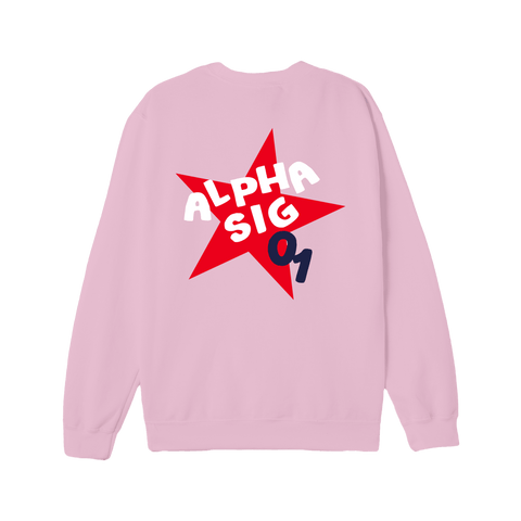 Superstar Crewneck-pink