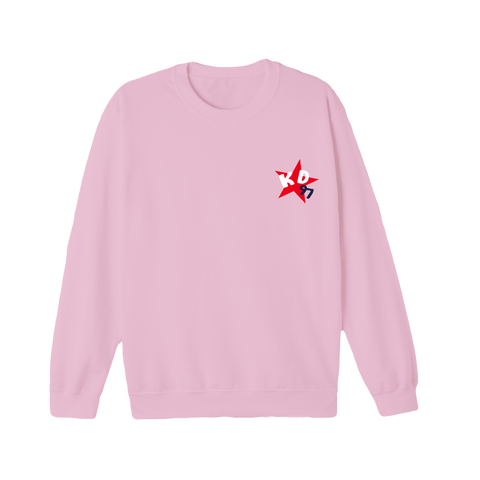 Superstar Crewneck-Kappa Delta-M-pink