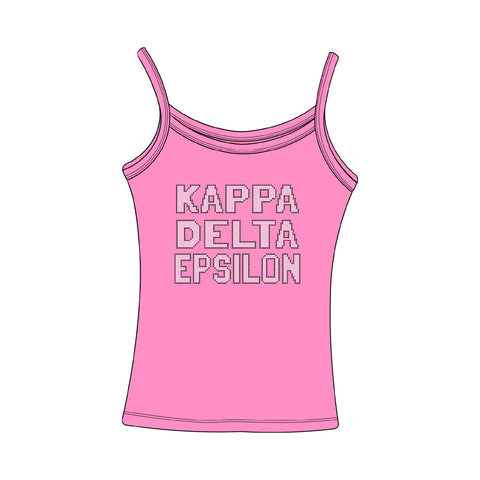 Dartmouth ΚΔΕ Fall Basketball Merch Drop Pink Tank