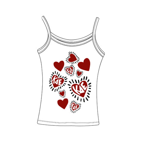 Dartmouth ΚΔΕ Fall Basketball Merch Drop White Tank (Copy)