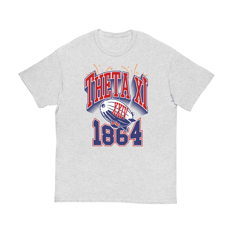 A Good Year Fraternity Tee-Theta Xi-M-gray
