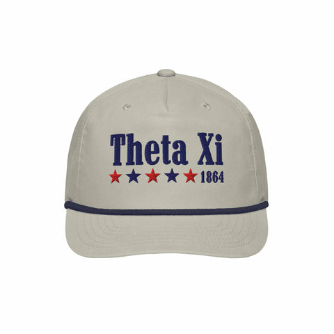 All American Embroidered Fraternity Rope Hat