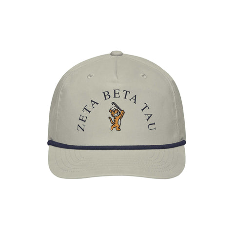 Tiger Golf Embroidered Fraternity Rope Hat
