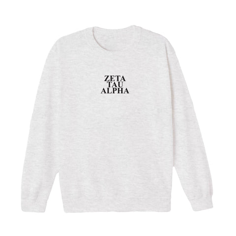 CSUF Pre-order Zeta Tau Alpha Crewneck