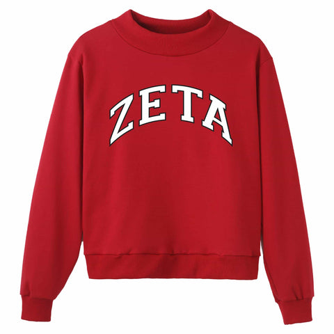 Side Line Watching Sorority Mock Neck