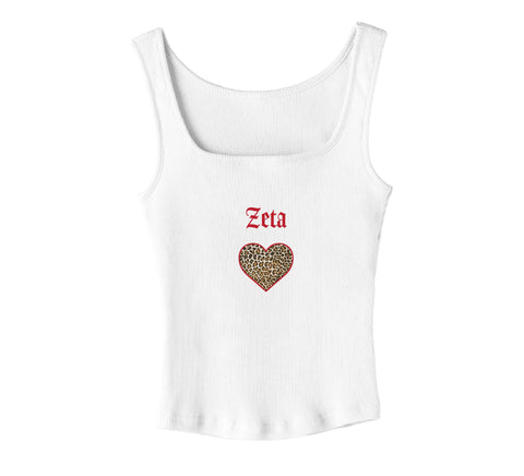 Leopard Couture Sorority Tank