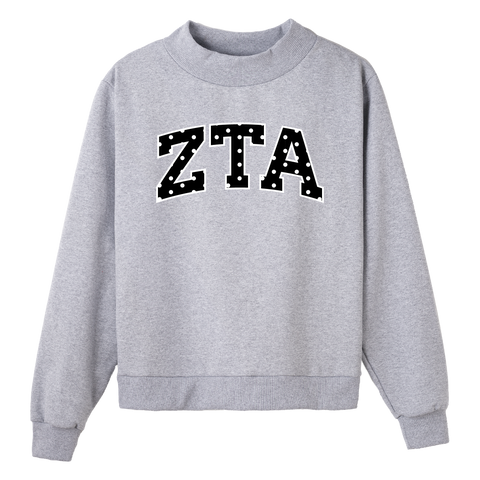 Spot On Sorority Mock Neck