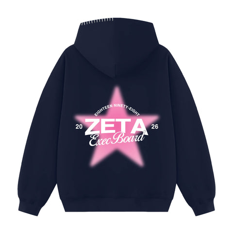 Star Council Exec Hood Stitch Sorority Hoodie