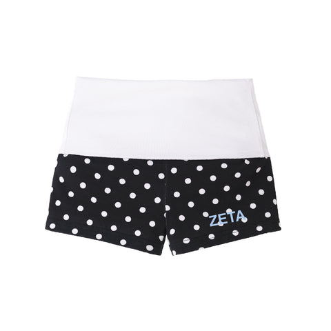 Polka Dot Set Sorority Foldover Shorts