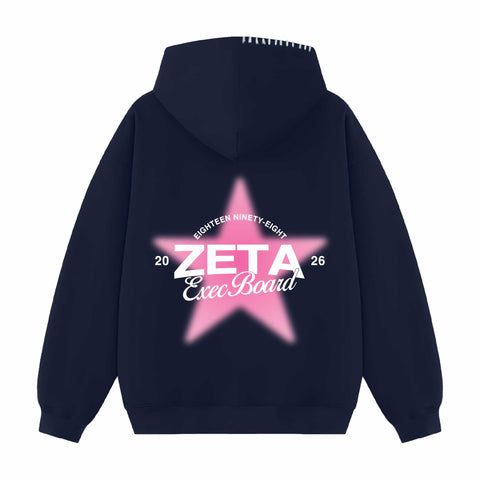 Star Council Exec Hood Stitch Sorority Hoodie