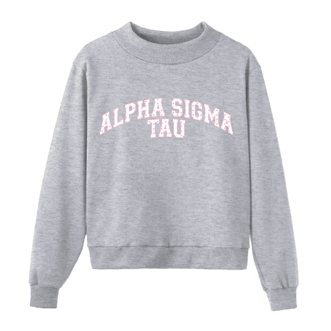 Cambria Heather Gray Mock Neck JMU Pre-order '26