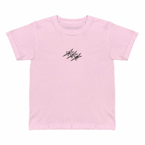 Pink Haze Embroidered Sorority Baby Tee
