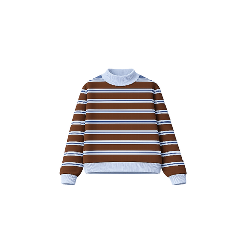 Striped Mock Necks