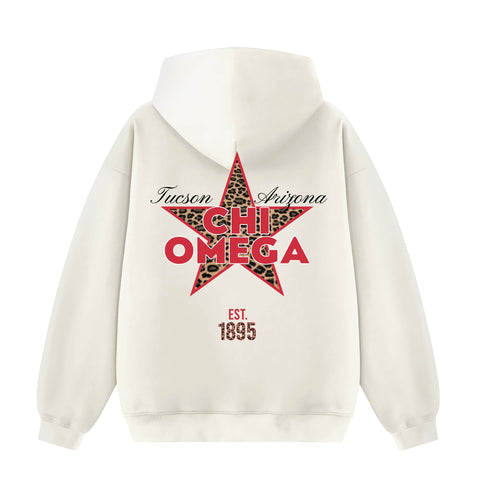 Cream Chi Omega Hoodie Pre-order