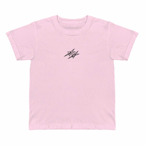 Pink Haze Embroidered Sorority Baby Tee