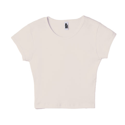 Cropped Venice Tee Solid Color