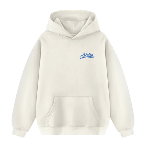 UCSD Delta Gamma Cream Hoodie Pre-Order