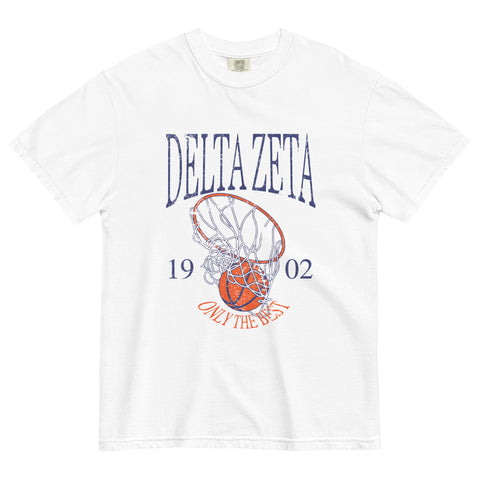 Court Crush Unisex Garment-Delta Zeta-S-white