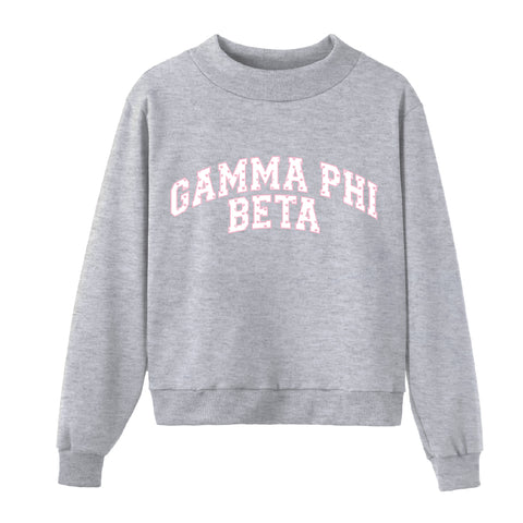 Cambria Heather Gray Mock Neck JMU Pre-order '26