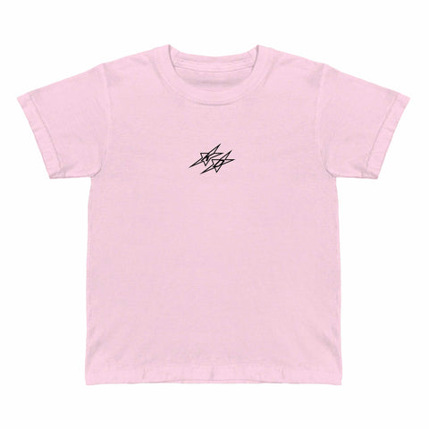 Pink Haze Embroidered Sorority Baby Tee