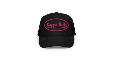 That's Hot Trucker Hat-Kappa Delta-black