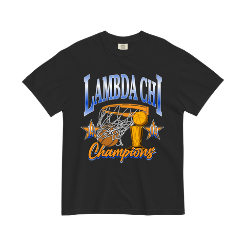 Championship Fraternity Tee-Lambda Chi Alpha-M-black