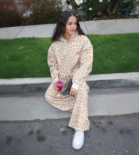 Alpha Phi Leopard Print Sweats