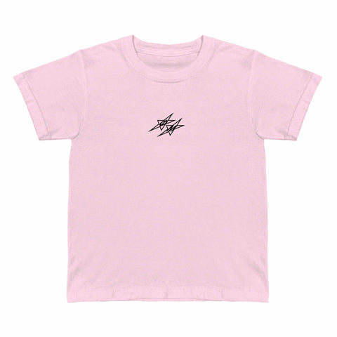 Pink Haze Embroidered Sorority Baby Tee