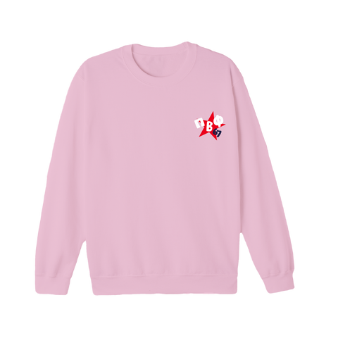 Superstar Crewneck-Pi Beta Phi-M-pink