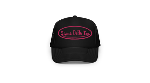 That's Hot Trucker Hat-Sigma Delta Tau-black