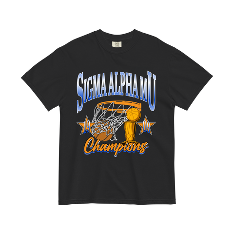 Championship Fraternity Tee-Sigma Alpha Mu-M-black