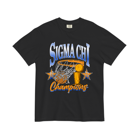 Championship Fraternity Tee-Sigma Chi-M-black