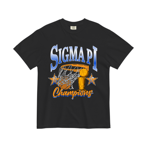 Championship Fraternity Tee-Sigma Pi-M-black