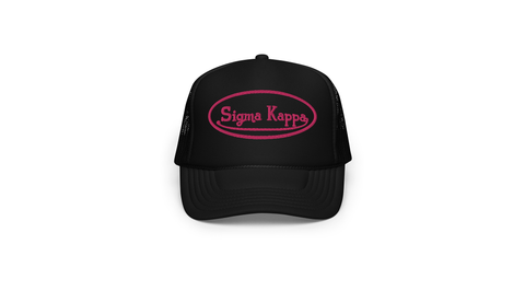 That's Hot Trucker Hat-Sigma Kappa-black