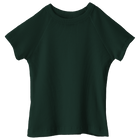 Newport Tee, full-length fitted raglan baby tee in Camp Cutie color