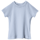 Newport Tee, full-length fitted raglan baby tee in Healing Angelite color