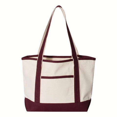 2-Tone Pocket Tote Bag