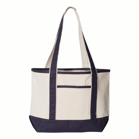 2-Tone Pocket Tote Bag
