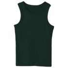 Malibu Tank, custom full-length fitted tank top with wide straps in Camp Cutie color