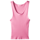 Sunset Tank, custom full-length scoop neck tank top in dream house color
