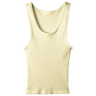 Sunset Tank, custom full-length scoop neck tank top in sandy chic color